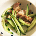 akohal's cooksnap of when they made 焼き豚ときゅうりの中華和え.