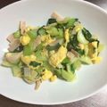 リエル2005's cooksnap of when they made 10分であと一品　チンゲン菜と卵の中華炒.
