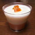 ♡sweets♡'s cooksnap of when they made 柿プリンとヨーグルトムースの二層仕立て.