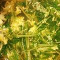 みみよす's cooksnap of when they made たっぷり水菜のたまごスープ.