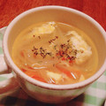 Osatou✽'s cooksnap of when they made ☆簡単！トマトとタマネギの卵スープ☆.