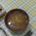 ラリー＆サラ's cooksnap of when they made 中華風!白菜と干し海老のお味噌汁.