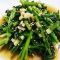 fukfuk☆'s cooksnap of when they made 春菊のガーリック醤油炒め.