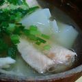 ７１０３'s cooksnap of when they made 鮭のアラで超簡単★じゃっぱ汁★.