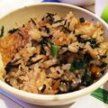 ♪トリピー♪'s cooksnap of when they made 大根の葉入り、ひじきご飯　妊婦さんに！.