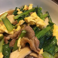 tomomani's cooksnap of when they made 小松菜と豚肉の中華炒め.