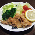 Ｐ子ママ's cooksnap of when they made カリっと豚肉のから揚げ風生姜焼き.