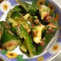 ＺＡＩＯＮ's cooksnap of when they made きゅうりの梅おかか和え.