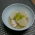 まゆっこし's cooksnap of when they made カブがとろける★鶏つくねとかぶの含め煮.