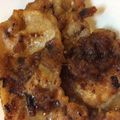 ursula1119's cooksnap of when they made 漬け込みなしで味わい深い❗しょうが焼き.