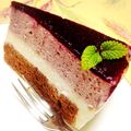 くまたろ☃'s cooksnap of when they made ブルーベリームースとゼリーの2層デザート.