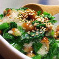 shinyui's cooksnap of when they made つるむらさきとなめこおろし和え.