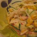 ぱんさあ's cooksnap of when they made 我が家の定番☆カニかまときゅうりのサラダ.