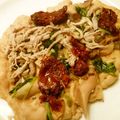 橙食堂's cooksnap of when they made 発酵なし！オーブンなし！超簡単ピザ‼.