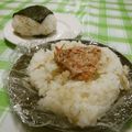 赤い電話's cooksnap of when they made 梅おかかマヨおにぎり☆.