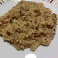 冬月莉's cooksnap of when they made きのこチーズリゾット（ポルチーニ風味）.