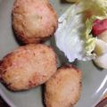 豆とオリーブ's cooksnap of when they made 本当は教えたくない！蟹クリームコロッケ.