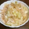 ニャンコな母's cooksnap of when they made キャベツともやしのマーガリン味ぽん炒め.