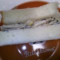 アピナス's cooksnap of when they made ランチに リメイク ごぼうサラダ サンド.