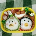 maikoyuki's cooksnap of when they made はなかっぱ＆ももかっぱ＊キャラ弁・遠足.