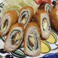 mittsu2's cooksnap of when they made さくさく☆巻き巻きチーズの鶏ささみフライ.
