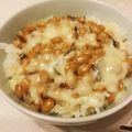 ＊ムラサキ＊'s cooksnap of when they made ちりめん山椒納豆チーズご飯.