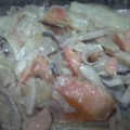 quoup's cooksnap of when they made 鮭とジャガイモとエリンギのマヨ炒め.