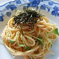 iris1002's cooksnap of when they made 明太子パスタ.