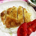 花味うさぎ's cooksnap of when they made 味付きサクサク☆とんかつ！【卵不要】.