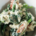 くろげちゃん's cooksnap of when they made 練りごまで作る美味しいほうれん草白和え☆.