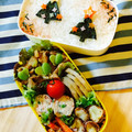 ＲＫまま's cooksnap of when they made 彩りばっちり！！紅生姜と小ネギの卵焼き.