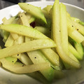 Azaa's cooksnap of when they made はやと瓜の油炒め.