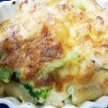 ayateccha's cooksnap of when they made 鶏肉とブロの味噌クリームマカロニグラタン.
