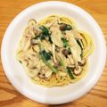 クリスチーネ's cooksnap of when they made きのこの豆乳ツナクリームパスタ.