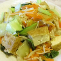 sakuni's cooksnap of when they made ちんげん菜と厚揚げの炒め物.
