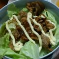 ふちこさんさん's cooksnap of when they made 豚肉の照り焼き丼.