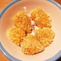 akicot's cooksnap of when they made 《離乳食・後期》カボチャの手づかみお握り.