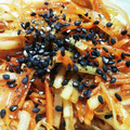 Jyohana's cooksnap of when they made 大根の皮できんぴら☆.