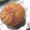 palette96's cooksnap of when they made ノンオイル☆豆腐と林檎の炊飯器ケーキ.