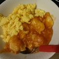 しもち's cooksnap of when they made 節約豪華＊ふわとろ卵の辛くないエビチリ丼.