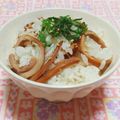 まあまま☆0403's cooksnap of when they made イカの缶詰で☆炊き込みご飯.