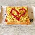 さくらん餅's cooksnap of when they made 朝食に！ツナ卵のカレーマヨ トースト.