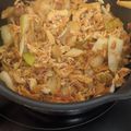 なかむら's cooksnap of when they made ささみキムチ炒め（緑色忘れたごめん）.