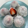 麻実♡'s cooksnap of when they made 電子レンジ＆白玉粉deいちご大福★.