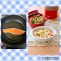 runa10's cooksnap of when they made 香ばしい♪︎フライパン使いごま油で焼き鮭.