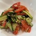 春巻きママ's cooksnap of when they made 簡単！きゅうりトマトわかめの中華風サラダ.