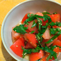 ちーまぐ's cooksnap of when they made トマトと大葉のさっぱりサラダ【作り置き】.