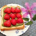 プルンバゴ's cooksnap of when they made レンジで簡単♪　抹茶のカスタード・クリーム.