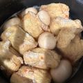 ミッキートム's cooksnap of when they made ふわじゅわっ☆鶏ひき肉の油揚げ包み煮＊＊.