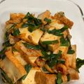 神のために's cooksnap of when they made レンジで簡単！厚揚げにらキムチ.